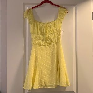 Lani the Label off the shoulder yellow dress